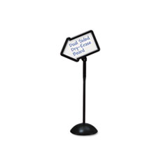 Safco® WriteWay™ Double-Sided Dry Erase Standing Message Sign