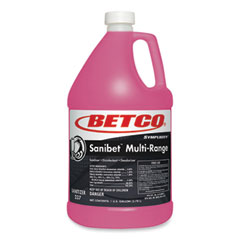 Betco® Symplicity Sanibet Multi-Range Sanitizer Disinfectant Deodorizer, 1 gal Bottle, 4/Carton
