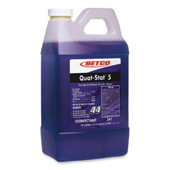 Betco® Quat-Stat 5 Disinfectant, Lavender Scent, 2 L Bottle, 4/Carton