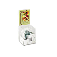Safco® Small Acrylic Collection Box, 5 1/2 x 5 1/2 x 13, Clear