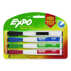 Dry Erase Marker, Pen-Style, Extra-Fine Bullet Tip, Assorted