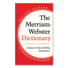 Merriam Webster® The Merriam-Webster Dictionary, Revised Edition, Paperback, 960 Pages