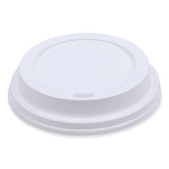 Boardwalk® Deerfield Hot Cup Lids, Fits 10 oz to 20 oz Cups, White, Plastic, 50/Pack, 20 Packs/Carton