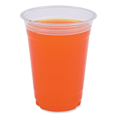 Boardwalk® Clear Plastic Cold Cups, 16 oz, PET, 50 Cups/Sleeve, 20 Sleeves/Carton