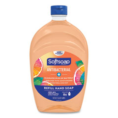 Softsoap® Antibacterial Liquid Hand Soap Refills, Fresh, Orange, 50 oz
