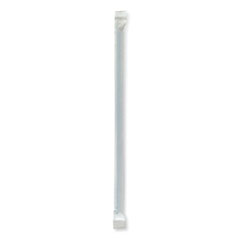 Boardwalk® Wrapped Jumbo Straws, 7.75", Polypropylene, Black, 250/Pack, 50 Packs/Carton