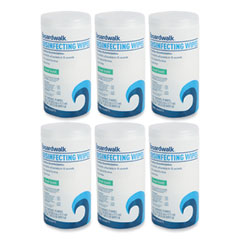 Boardwalk® Disinfecting Wipes, 7 x 8, Fresh Scent, 75/Canister, 6 Canisters/Carton