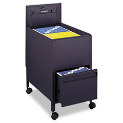Safco® Locking Mobile Tub File with Drawer