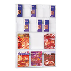 Safco® Reveal™ Clear Literature Displays