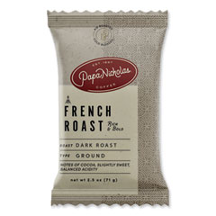 PapaNicholas® Coffee Premium Coffee, French Roast, 18/Carton