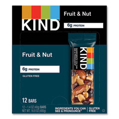 KIND Fruit and Nut Bars, Fruit and Nut Delight, 1.4 oz, 12/Box
