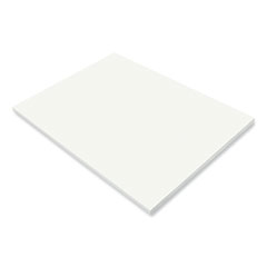 Prang® SunWorks Construction Paper, 50 lb Text Weight, 18 x 24, White, 50/Pack
