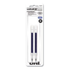 uniball® Refill for Signo Gel 207 Pens, Medium Conical Tip, Blue Ink, 2/Pack