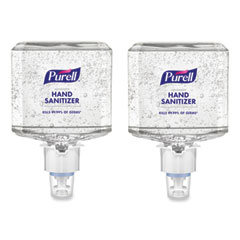 PURELL® Advanced Hand Sanitizer Gel Refill, 1,200 mL, Clean Scent, For ES6 Dispensers, 2/Carton