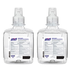 PURELL® HEALTHY SOAP 0.5% PCMX E2 Antimicrobial Foam, For CS6 Dispensers, Fragrance-Free, 1,200 mL, 2/Carton