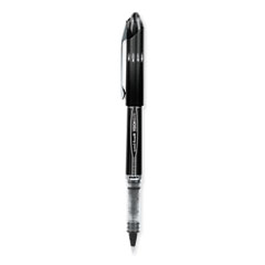 uniball® VISION ELITE Hybrid Gel Pen, Stick, Extra-Fine 0.5 mm, Black Ink, Black/Clear Barrel
