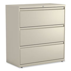 Alera® Lateral File, 3 Legal/Letter/A4/A5-Size File Drawers, Putty, 36" x 18.63" x 40.25"