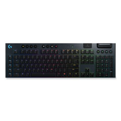 Logitech® G915 LIGHTSPEED Wireless RGB Mechanical Gaming Keyboard, Linear Switch, Black