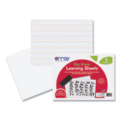 Pacon® GoWrite! Dry Erase Learning Boards, 8.25 x 11, White Surface, 5/Pack