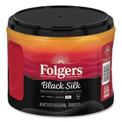 Folgers® Coffee, Black Silk, 22.6 oz Canister