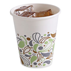 Boardwalk® Deerfield Printed Paper Cold Cups, 12 oz, 50 Cups/Sleeve, 20 Sleeves/Carton