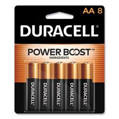 Duracell® Power Boost CopperTop Alkaline AA Batteries, 8/Pack