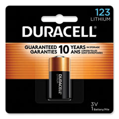 Duracell® Specialty High-Power Lithium Battery, 123, 3 V