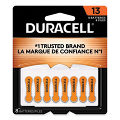Duracell® Hearing Aid Battery, #13, 8/Pack