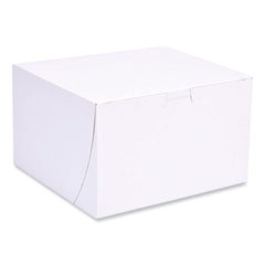 SCT® Bakery Boxes, Standard, 8 x 8 x 5, White, Paper, 100/Carton