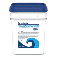 Boardwalk® Laundry Detergent Powder, Low Foam, Crisp Clean Scent, 18 lb Pail