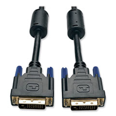 DVI Dual Link Cable, Digital TMDS Monitor Cable, 6 ft, Black