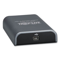 Tripp Lite by Eaton USB 2.0 to DVI/VGA External Multi-Monitor Video Card, 128 MB SDRAM, 4", Black