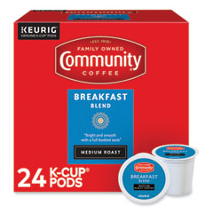 Community Coffee® Breakfast Blend K-Cup, 24/Box