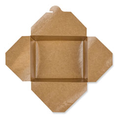 GEN Reclosable Kraft Take-Out Box, 54 oz, Paper, 200/Carton