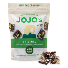 JOJO's Chocolate Original Dark Chocolate Bites, 10 oz Bag, Ships in 1-3 Business Days