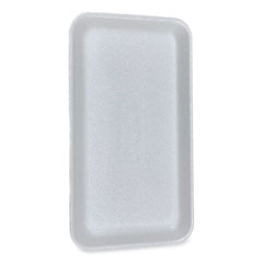 Meat Trays, #3P, 8.7 x 6.6 x 1.1, White, 400/Carton