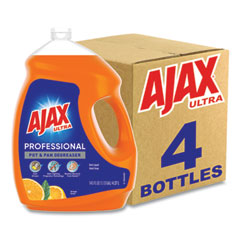 Ajax® Dish Detergent, Orange Scent, 145 oz Bottle, 4/Carton