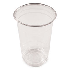 Boardwalk® Clear Plastic PET Cups, 10 oz, 50/Pack