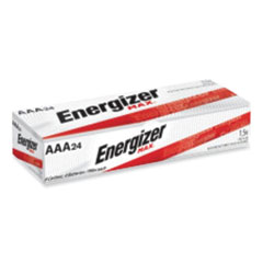 Energizer® MAX AAA Alkaline Batteries, 1.5 V, 4/Pack, 6 Packs/Box