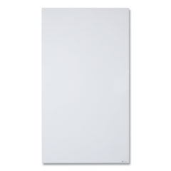 InvisaMount Vertical Magnetic Glass Dry-Erase Boards, 48 x 85, White Surface