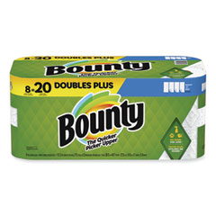 Bounty® Select-a-Size Kitchen Roll Paper Towels, 2-Ply, 5.9 x 11, White, 113 Sheets/Double Plus Roll, 8 Rolls/Pack