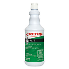Betco® AF79 Disinfectant Cleaner, Citrus Bouquet Scent, 32 oz Bottle, 12/Carton