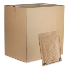 Pregis® EverTec Curbside Recyclable Padded Mailer, #0, Kraft Paper, Self-Adhesive Closure, 7 x 9, Brown, 300/Carton