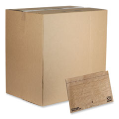 Pregis® EverTec Curbside Recyclable Padded Mailer, #2, Kraft Paper, Self-Adhesive Closure, 12 x 9, Brown, 100/Carton