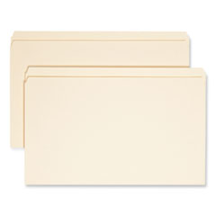 Smead™ Manila File Folders, Straight Tabs, Legal Size, 0.75" Expansion, Manila, 100/Box