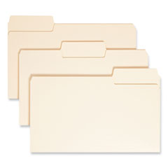 Smead™ SuperTab Top Tab File Folders, 1/3-Cut Tabs: Assorted, Legal Size, 0.75" Expansion, 14-pt Manila, 50/Box