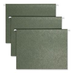 Smead™ Hanging Folders, Letter Size, 1/3-Cut Tabs, Standard Green, 25/Box