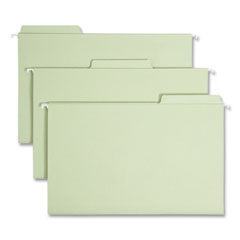 Smead™ FasTab Hanging Folders, Legal Size, 1/3-Cut Tabs, Moss, 20/Box
