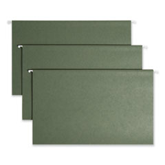 Smead™ Hanging Folders, Legal Size, 1/5-Cut Tabs, Standard Green, 25/Box