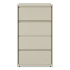 Alera® Lateral File, 4 Legal/Letter-Size File Drawers, Putty, 30" x 18.63" x 52.5"